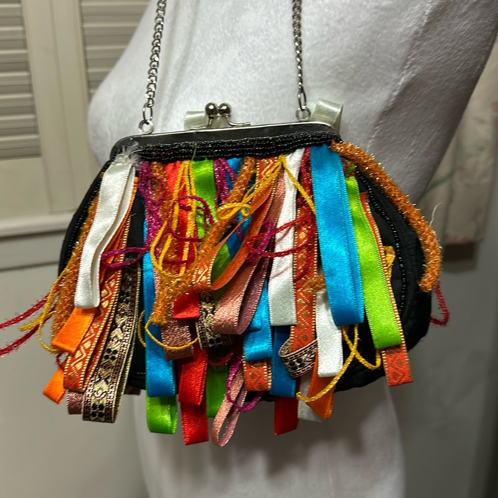 🌈 Multi colored ladies cocktail purse/clutch
